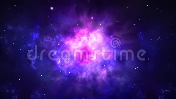 风景动画银河外层空间移动星圈动画视频的预览图
