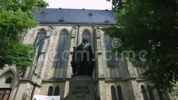 莱比锡的JS巴赫雕像视频的预览图