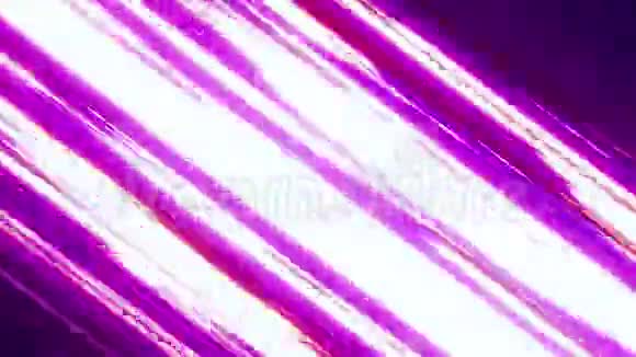 快速霓虹灯条纹背景快速霓虹灯发光闪光线条纹紫色粉红色和凉爽的蓝色视频的预览图