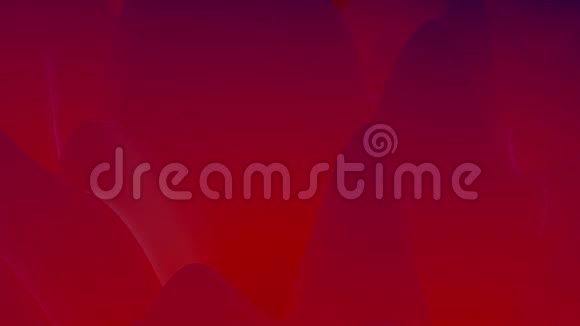 抽象液体红紫渐变内部辉光表面像景观4k无缝循环动画美丽的色彩视频的预览图