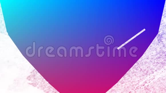 蓝色和紫色背景通过白色心形前景视频的预览图