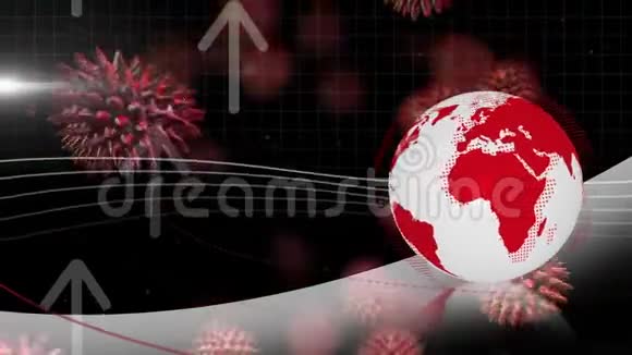 数字地球旋转病毒信息处理视频的预览图