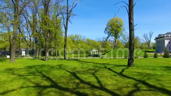 加里宁格勒公园里的圆形大厅视频的预览图