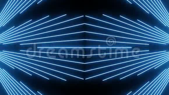 光事件音乐会舞蹈魔术音乐视频舞台派对抽象引导霓虹灯隧道背景视频的预览图