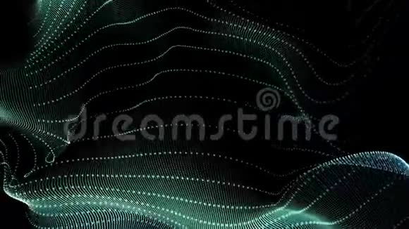 无缝环CG运动背景波点纹理视频的预览图