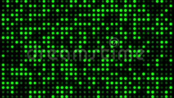 数字绿圈环形运动背景屏幕视频的预览图