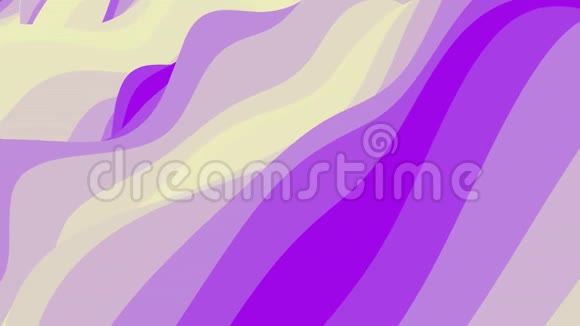 用鲜艳的颜色抽象出五颜六色的波浪背景视频的预览图