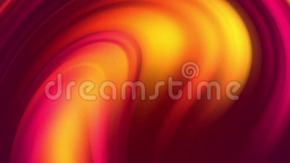 创意背景与液体梯度的鲜红色黄色橙色慢慢混合与复制空间4k平滑视频的预览图