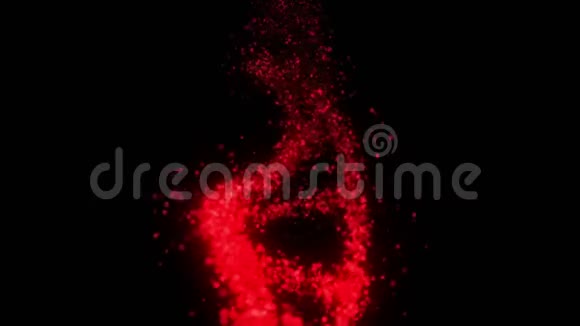 红血丝DNA系统分子血液飘过循环动画医学研究概念三维渲染静脉与艺术视频的预览图