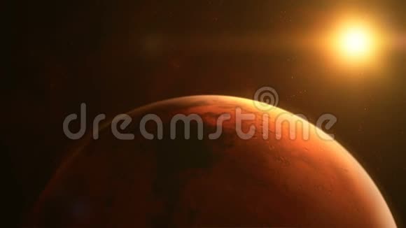 接近火星的阳光表面视频的预览图