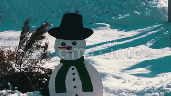 雪人的硬纸板图形视频的预览图