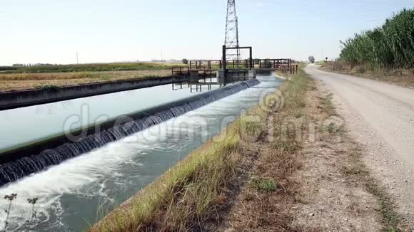 灌溉水道和水闸视频的预览图