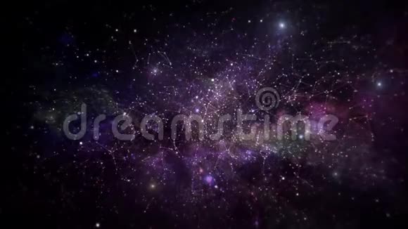 星云空间动画背景视频的预览图