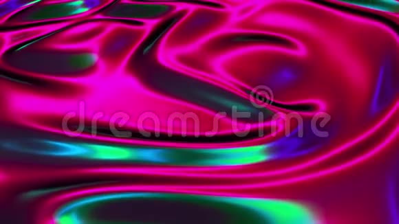 计算机生成编织彩虹布的真实背景三维渲染背景视频的预览图