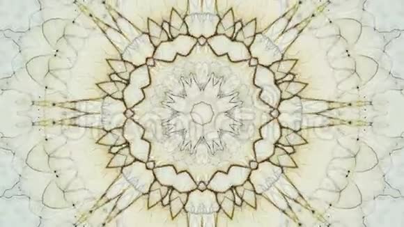 圆形马赛克装饰旋转成一个圆圈视频的预览图