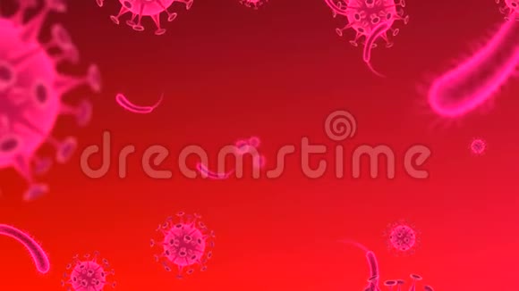 细菌和病毒的病原体爆发如冠状病毒视频的预览图