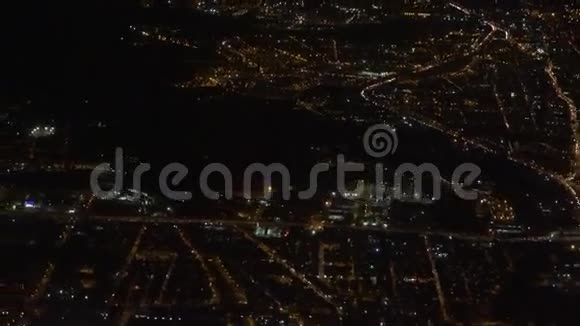 夜间城市航空视频的预览图