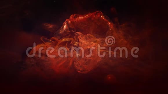 火焰背景红霞云运动效应视频的预览图