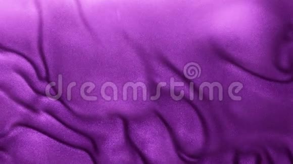 油墨纹理背景紫色流体运动视频的预览图