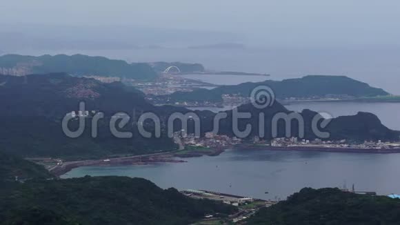 从台湾九芬看东海港湾视频的预览图