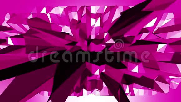 紫或紫低聚挥发面作为装饰环境紫罗兰几何振动环境或脉动视频的预览图
