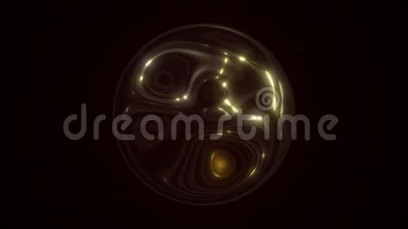 玻璃球具有透镜纹理效果视频的预览图