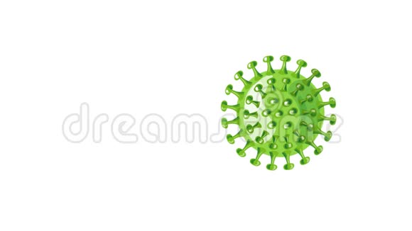 停止covid19冠状病毒视频动画以提高对疾病传播病毒症状或预防措施的认识或警惕视频的预览图