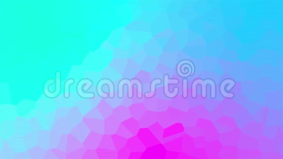 多色镶嵌各种造型三维渲染计算机生成的抽象眨眼背景视频的预览图