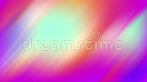 抽象彩色模糊渐变网格背景在明亮的彩虹颜色模糊发光效应表面的无缝回路蓝光视频的预览图