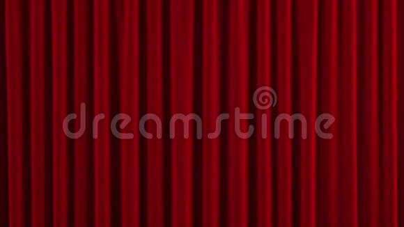 红色奥地利窗帘关闭视频的预览图