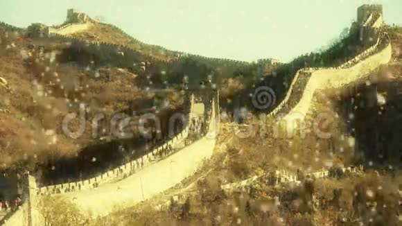 长城中国古代防御工程视频的预览图