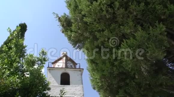希腊塔索斯神学家教堂街视频的预览图