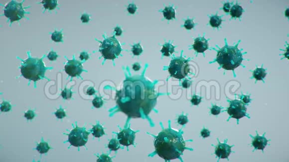 中国的病原体称为冠状病毒或Covid19作为一种流感冠状病毒爆发导致死亡视频的预览图