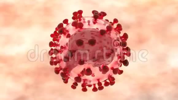 冠状病毒3D动画视频的预览图