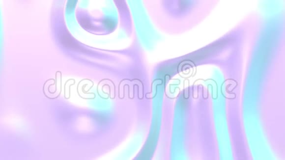 全息珠光运动液体背景发光的迷幻涂料视频的预览图