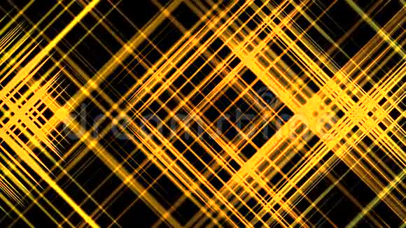 黄金几何魅力背景回路4k分辨率视频的预览图
