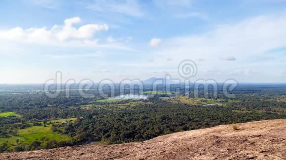 自然景观Sigiriya斯里兰卡时间推移视频的预览图