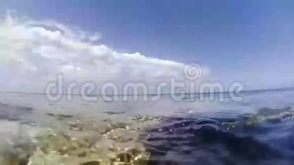 海浪与水下射击视频的预览图