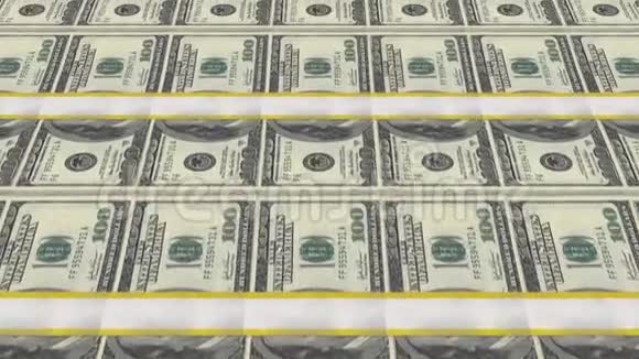 美金账单钱背景视频的预览图