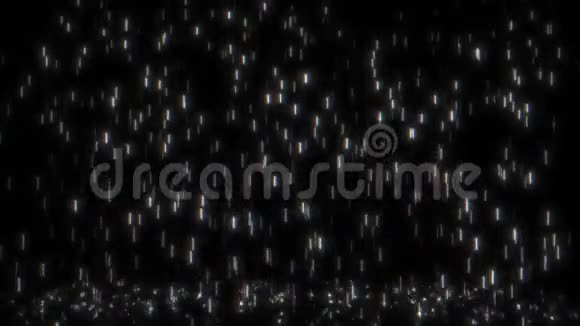 发光单色雨层背景循环视频的预览图