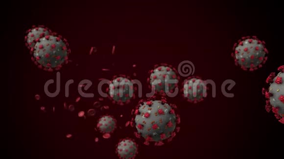 冠状病毒和红细胞ZOOMIN视频的预览图
