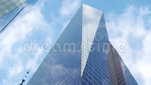 曼哈顿的美国银行摩天大楼视频的预览图