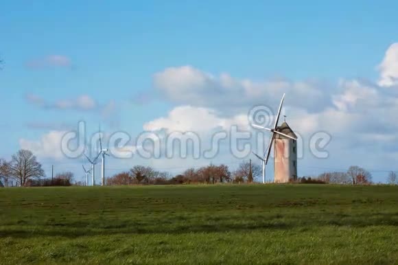 风力发电机和风力发电机视频的预览图