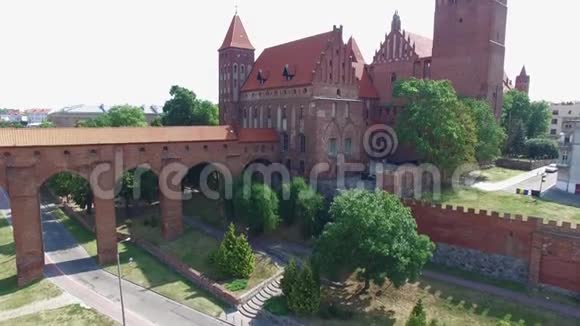 波兰Kwidzyn城堡2016年7月空中观景视频的预览图