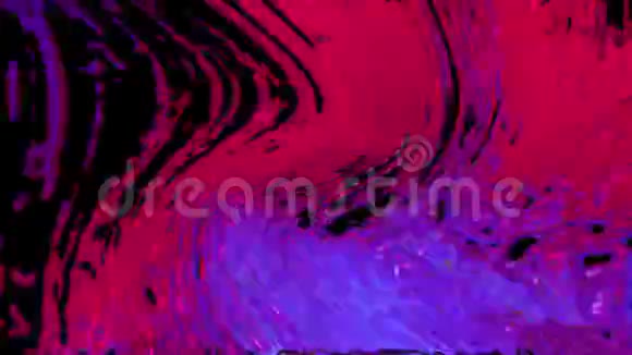 抽象的动态怀旧梦幻色彩背景的粉红色和紫色视频的预览图