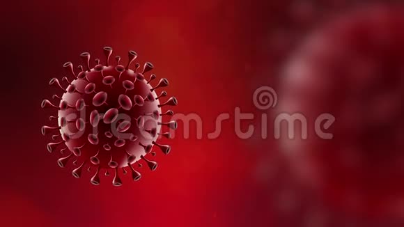 红血球中的Covid19冠状病毒视频的预览图