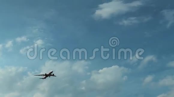 波音787客机顶天立地无标志4K视频的预览图