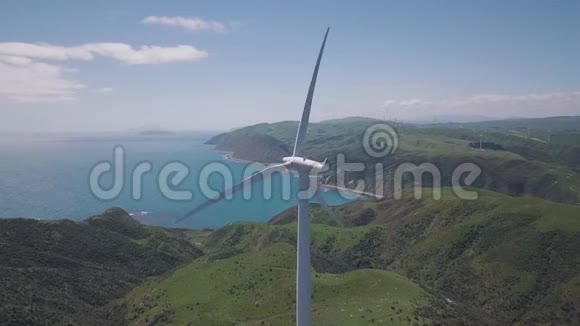 气转风力发电机4k视频的预览图