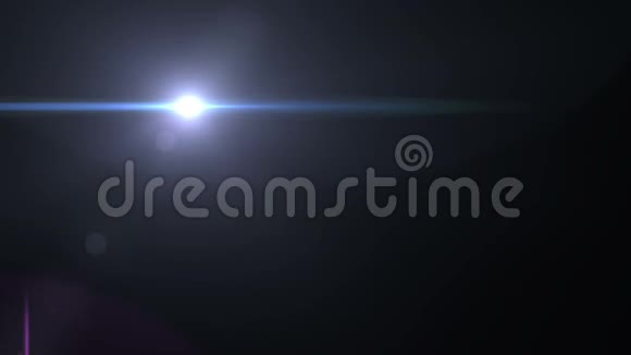 镜头耀斑灯光背景与4k视频视频的预览图