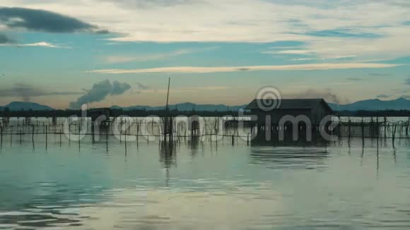 泰国KoYo岛渔民村的延时录像视频的预览图